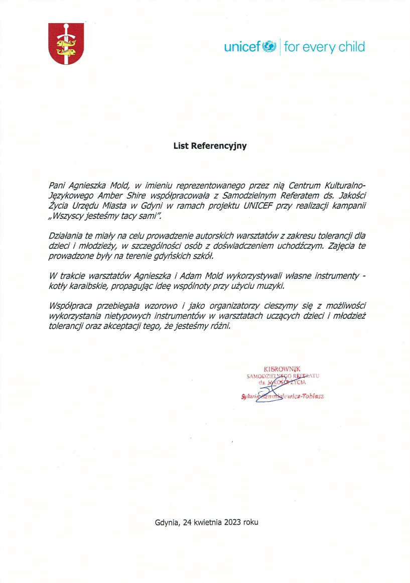 Działalność Fundacji AMBERS z Gdyni